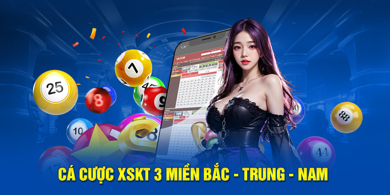Cá cược XSKT 3 miền Bắc - Trung - Nam