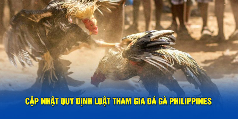 Cập nhật quy định luật tham gia đá gà Philippines
