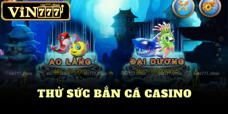 Thử Sức Bắn Cá Casino